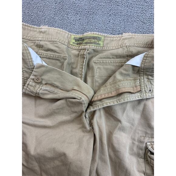 Y2K Lee Dungarees Men's Size 34 Cargo Shorts Beige Work‎ Outdoors HIking - Picture 10 of 10